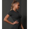 Бесшовная футболка Crop T-shirt model 23 (NERO)